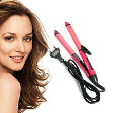 Load image into Gallery viewer, 2 in 1 Hair Straightener and Curler
