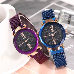 Magnetic Starry Sky Female Clock