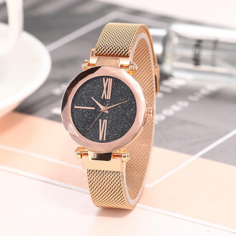 Magnetic Starry Sky Female Clock