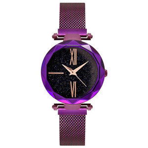Magnetic Starry Sky Female Clock